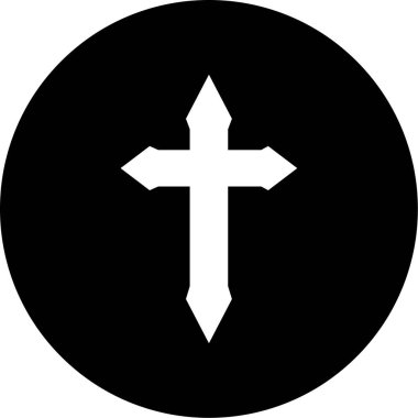 Bir çapraz simgenin vektör illüstrasyonu