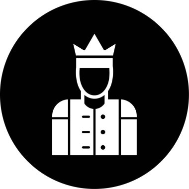 Bir polis simgesinin vektör illüstrasyonu