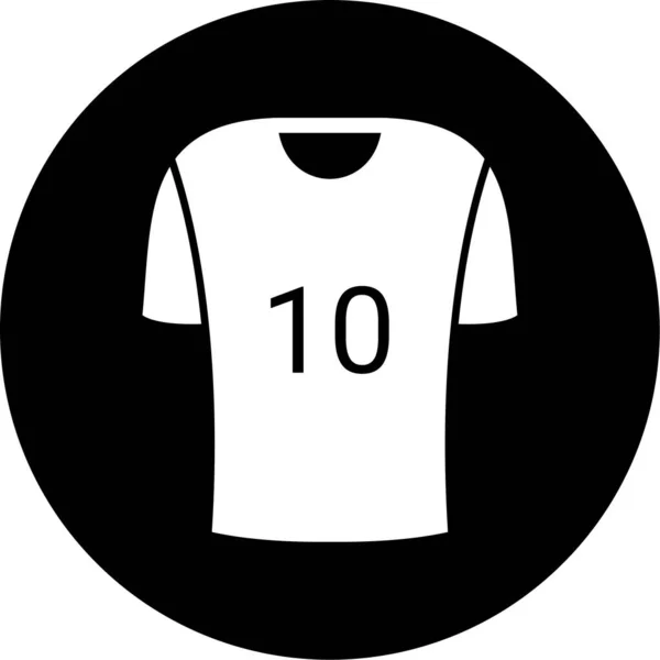 Voetbal Speler Pictogram Vector Illustratie — Stockvector