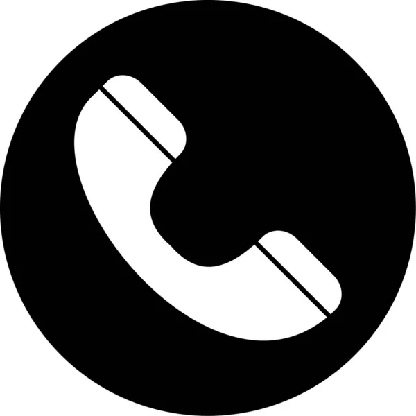 Telefon Ikona Web Prosta Ilustracja — Wektor stockowy