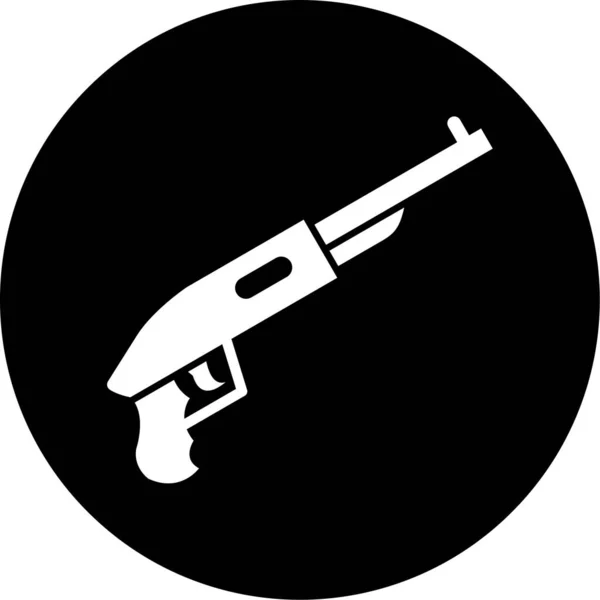 Illustrazione Vettoriale Icona Dell Arma — Vettoriale Stock