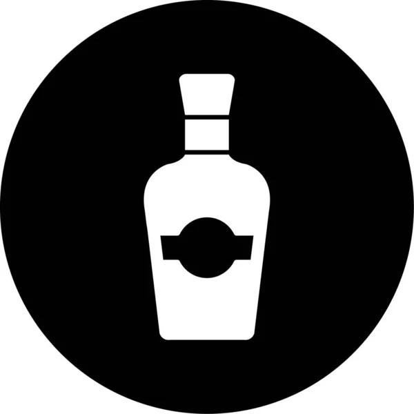 Ilustración Vectorial Icono Botella — Vector de stock