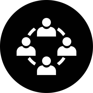 İş insanları simgesinin gösterimi