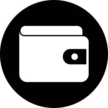 cüzdan ikonu vektör illüstrasyonu