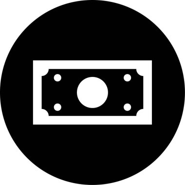 Dolar ve para simgesinin vektör illüstrasyonu