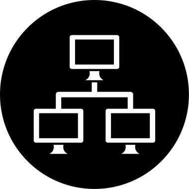 vektör lcd simgesi illüstrasyonu