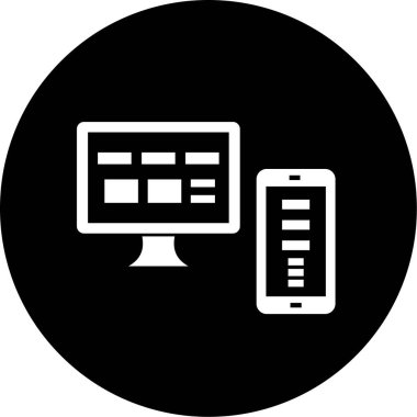 seo modern simgesinin vektör illüstrasyonu