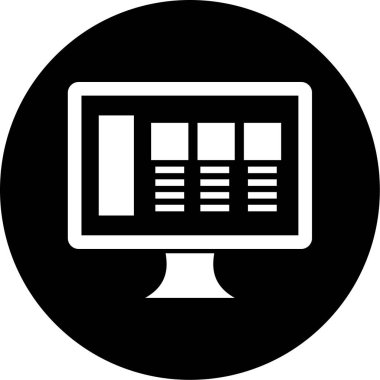 seo modern simgesinin vektör illüstrasyonu