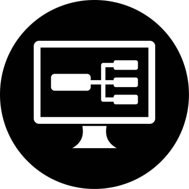 seo modern simgesinin vektör illüstrasyonu