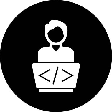 Seo simgesinin vektör illüstrasyonu