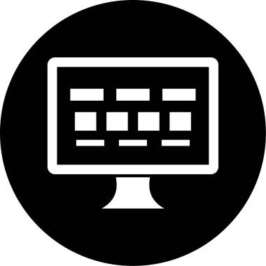 seo modern simgesinin vektör illüstrasyonu