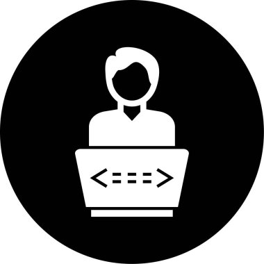 Seo simgesinin vektör illüstrasyonu