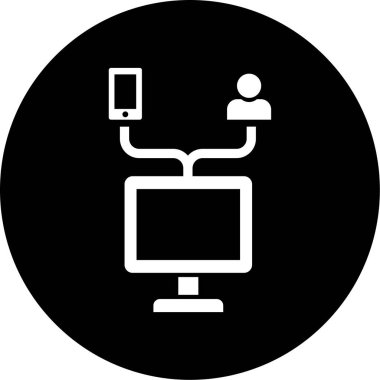 seo modern simgesinin vektör illüstrasyonu