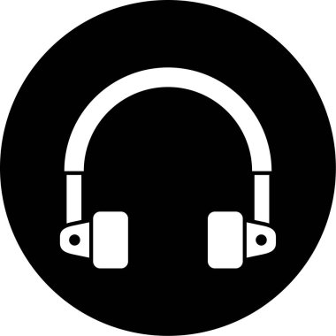 Vektör kulaklık simge tasarlamak