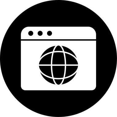 Seo simgesinin vektör illüstrasyonu