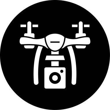 İHA simgesi, vektör illüstrasyonu