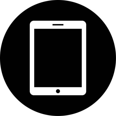 Cep telefonu simgesinin vektör illüstrasyonu