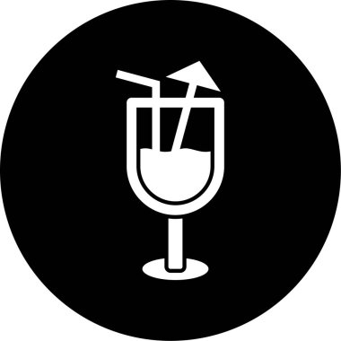 içecek simgesinin vektör illüstrasyonu