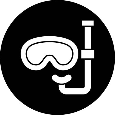 Tüplü dalgıç. Web simgesi