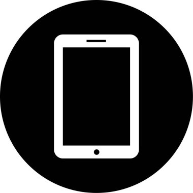 Cep telefonu simgesinin vektör illüstrasyonu