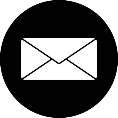 E- posta simgesi vektör illüstrasyonu