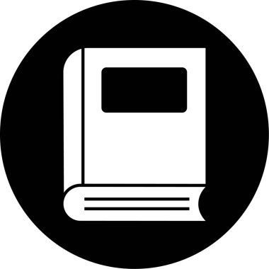 kitap simgesi vektör illüstrasyonu