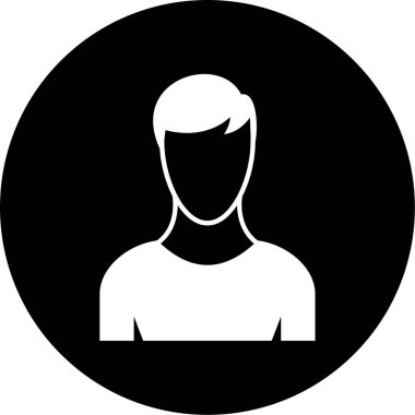 Avatar simgesi, vektör illüstrasyonu