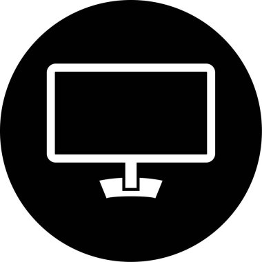 vektör lcd simgesi illüstrasyonu