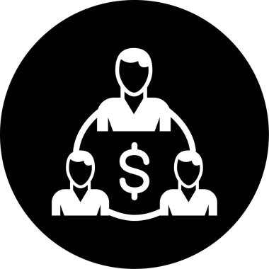 iş yönetimi simgesi vektör illüstrasyonu