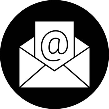 E- posta simgesi vektör illüstrasyonu