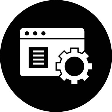 seo modern simgesinin vektör illüstrasyonu