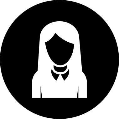 Avatar simgesi, vektör illüstrasyonu