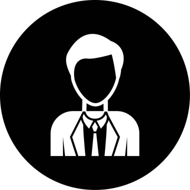 Avatar simgesi, vektör illüstrasyonu