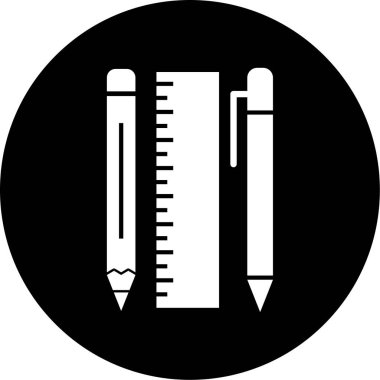 kalem simgesinin vektör illüstrasyonu