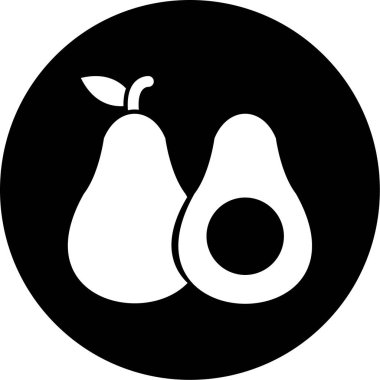 Gıda simgesinin vektör illüstrasyonu