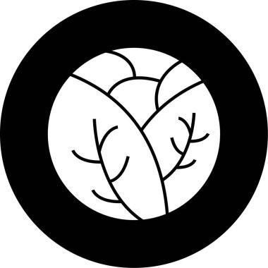 Tek bir simgenin vektör illüstrasyonu