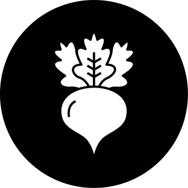 Tek bir simgenin vektör illüstrasyonu