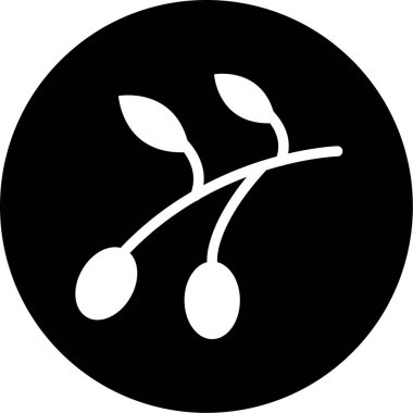 Gıda simgesinin vektör illüstrasyonu