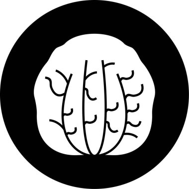 Bir ağaç simgesinin vektör illüstrasyonu