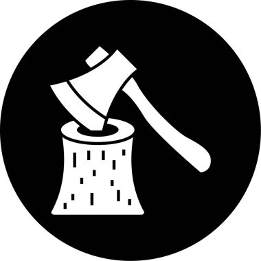 Tek bir simgenin vektör illüstrasyonu