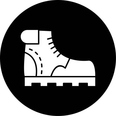 Boot. Web simgesi vektör illüstrasyonu