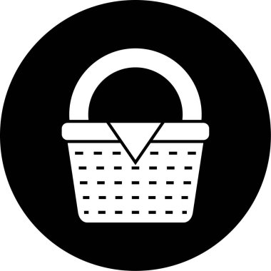 Alışveriş sepeti simgesi, illüstrasyon