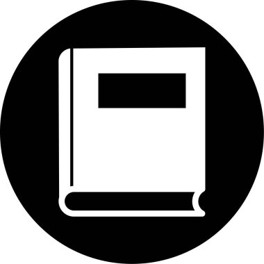 kitap simgesi vektör illüstrasyonu