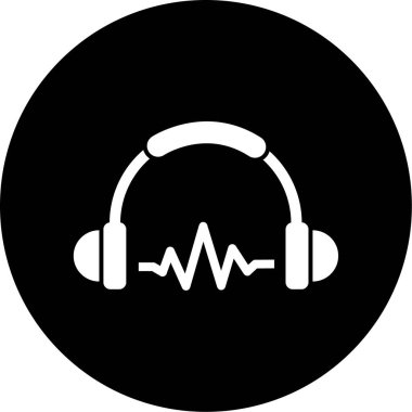 Vektör müzik simgesi illüstrasyonu