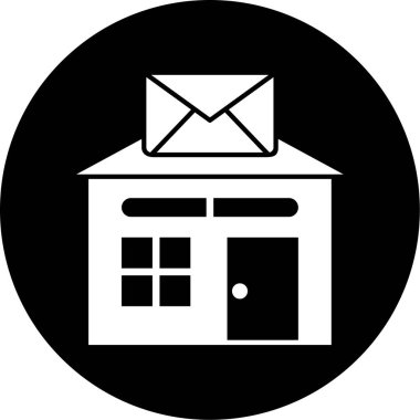 Bir hediye kutusu simgesinin vektör çizimi