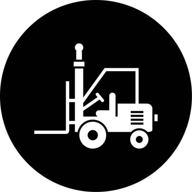 Kamyon simgesinin vektör illüstrasyonu