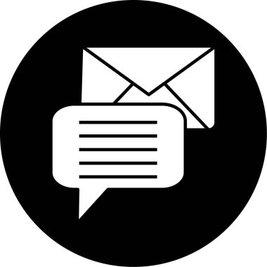 E- posta simgesi vektör illüstrasyonu