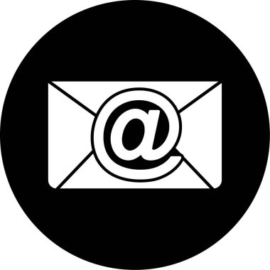 posta simgesi, vektör illüstrasyonu