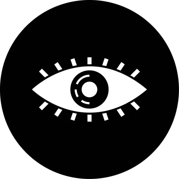 Ilustración Vectorial Del Icono Del Ojo — Archivo Imágenes Vectoriales