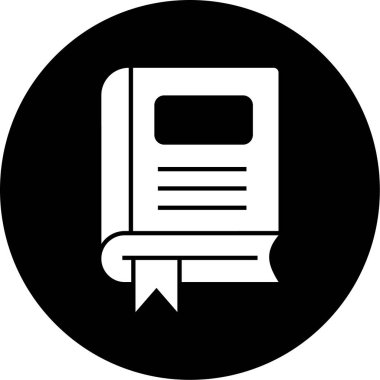 kitap simgesi, vektör illüstrasyonu